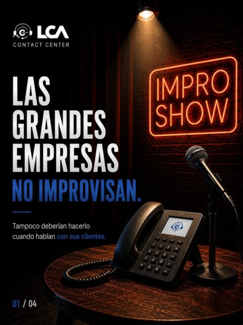 Improvisar está muy bien... sobre un escenario.
Pero cuando un cliente llama a una empresa, espera encontrar algo muy diferente.
Las conversaciones también forman parte de la experiencia de marca.
Y la confianza rara vez nace de la improvisación.
En nuestra nueva Newsletter reflexionamos sobre por qué las empresas que mejor conectan con sus clientes son, precisamente, las que menos dejan al azar.
📖 Ya disponible en LinkedIn.
#LCAContactCenter #AtenciónAlCliente #CustomerExperience #ExperienciaDeCliente #Empresas #VentasB2B #BusinessDevelopment #Comunicación #Newsletter